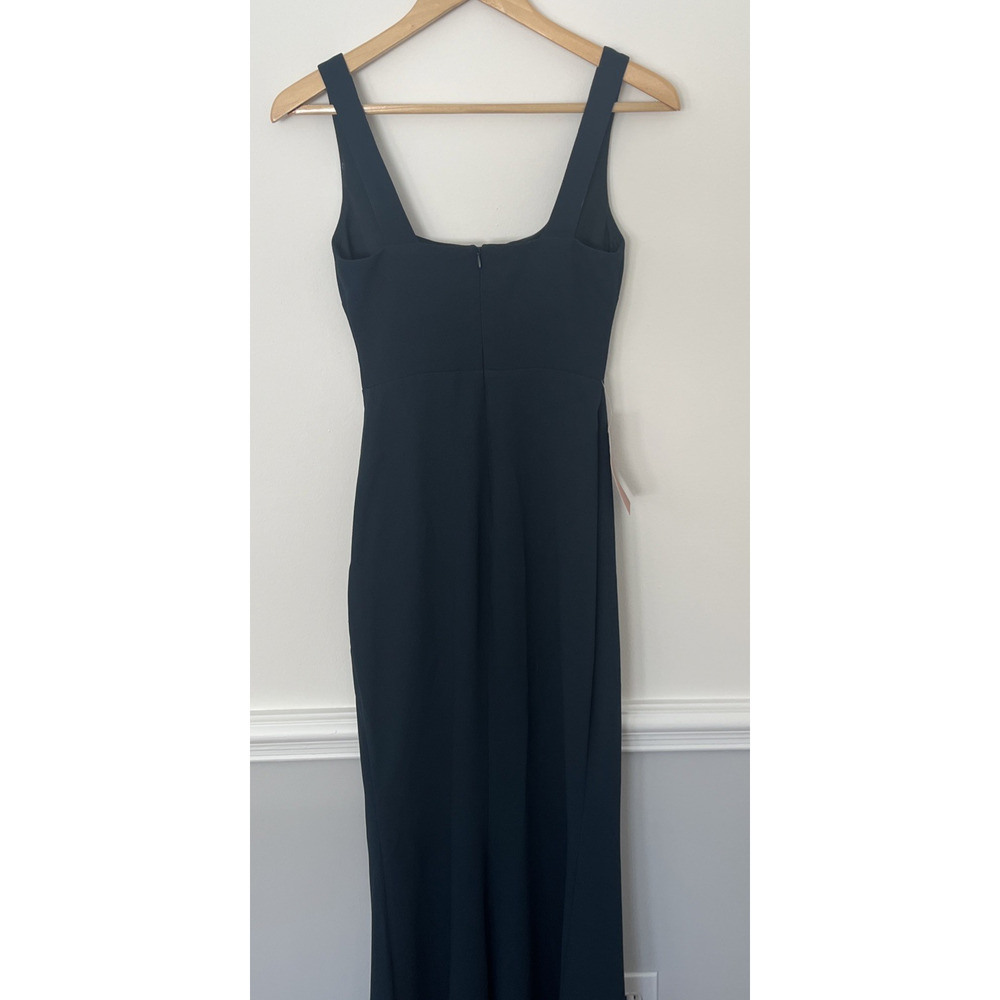 NWT Unaltered BHLDN Adena Dark Green Maxi Dress - Picture 9 of 14